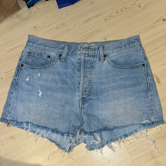 Denim Forum Yoko Denim Shorts - Picture 1 of 3